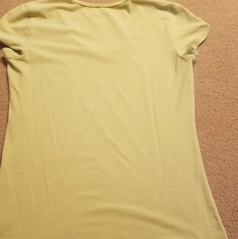 Gap Lime Green T-shirt Short Sleeve Large